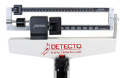 Detecto 55 inches / White / With Height Rod Physician Scales