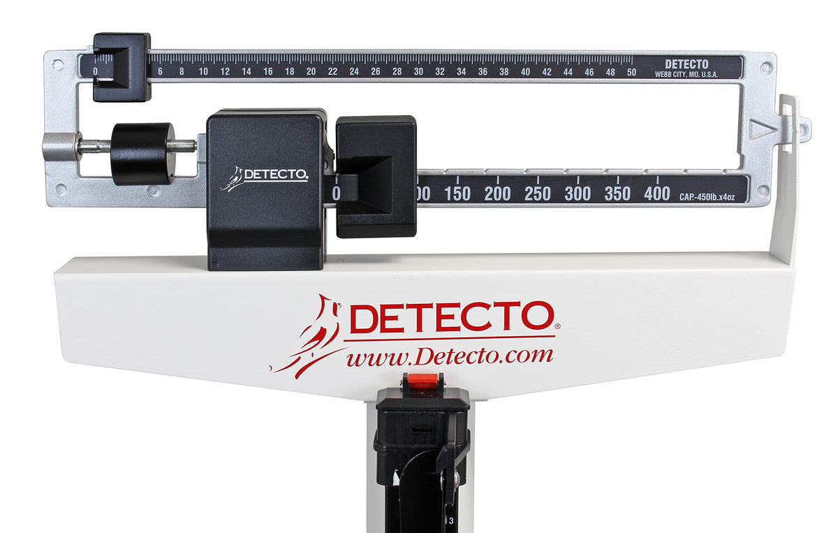 Detecto 55 inches / White / With Height Rod Physician Scales