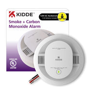 Hardwired Smoke & Carbon Monoxide Detector by Kidde – 1 Pack, Plastic, White, Model 21032253