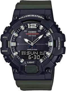 Casio Men's HDC-700-1AVCF Classic Analog-Digital Display Quartz Black Watch