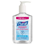 Advanced Hand Sanitizer Refreshing Gel 8 oz by Purell – 8 Fl Oz (Pack of 1), White, Model U-BB-2166