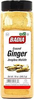 Badia Ground Ginger Powder, 12 oz - Fresh, Aromatic, Ground Ginger Root