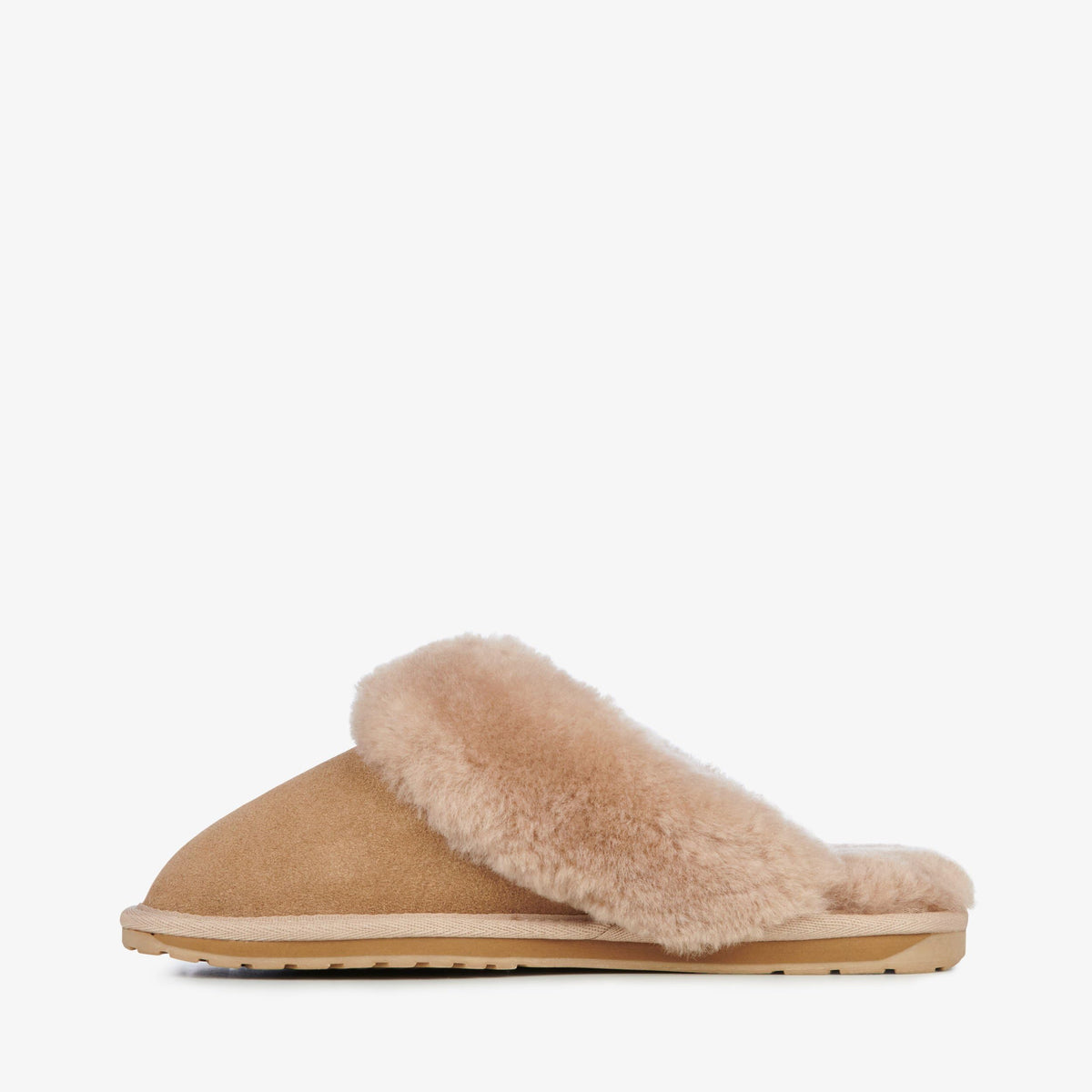 Australia - Jolie Womens Slipper by EMU – 9, Leather, Camel, Model 195283044343