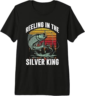 Reeling In The Silver King Tarpon Fisherman Premium Tri-blend T-Shirt