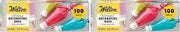 Wilton 12-Inch Disposable Cake Decorating Pastry Bags, 100-Count (Pack of 2)