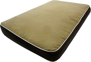 New Age Pet InnPlace Large Dog Cushion - 3" Thick Foam Pad with Removable, Washable Cover, for Large Dogs and Puppies, Provides Comfortable Restful Sleep, Compatible with Various Kennel Sizes