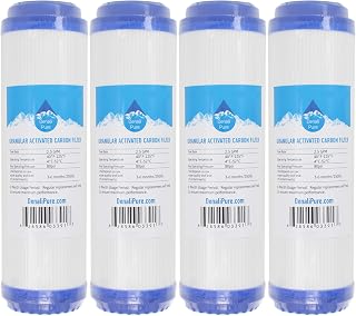 4x Compatible with Everpure SC10-11 EV979782 | Universal 10-inch Cartridge Compatible with EVERPURE SC10-11 10" STEAM/COMBI FILTRATION SYSTEM - Granular Activated Carbon