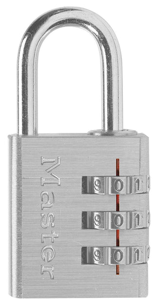 Combination Padlock Only (no Key is Included) (Pack of 48 pcs) by Master Lock – Metal, Silver, Model 630D