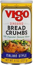 Vigo Italian Style Seasoned Bread Crumbs, 8 Ounce (Pack of 12)