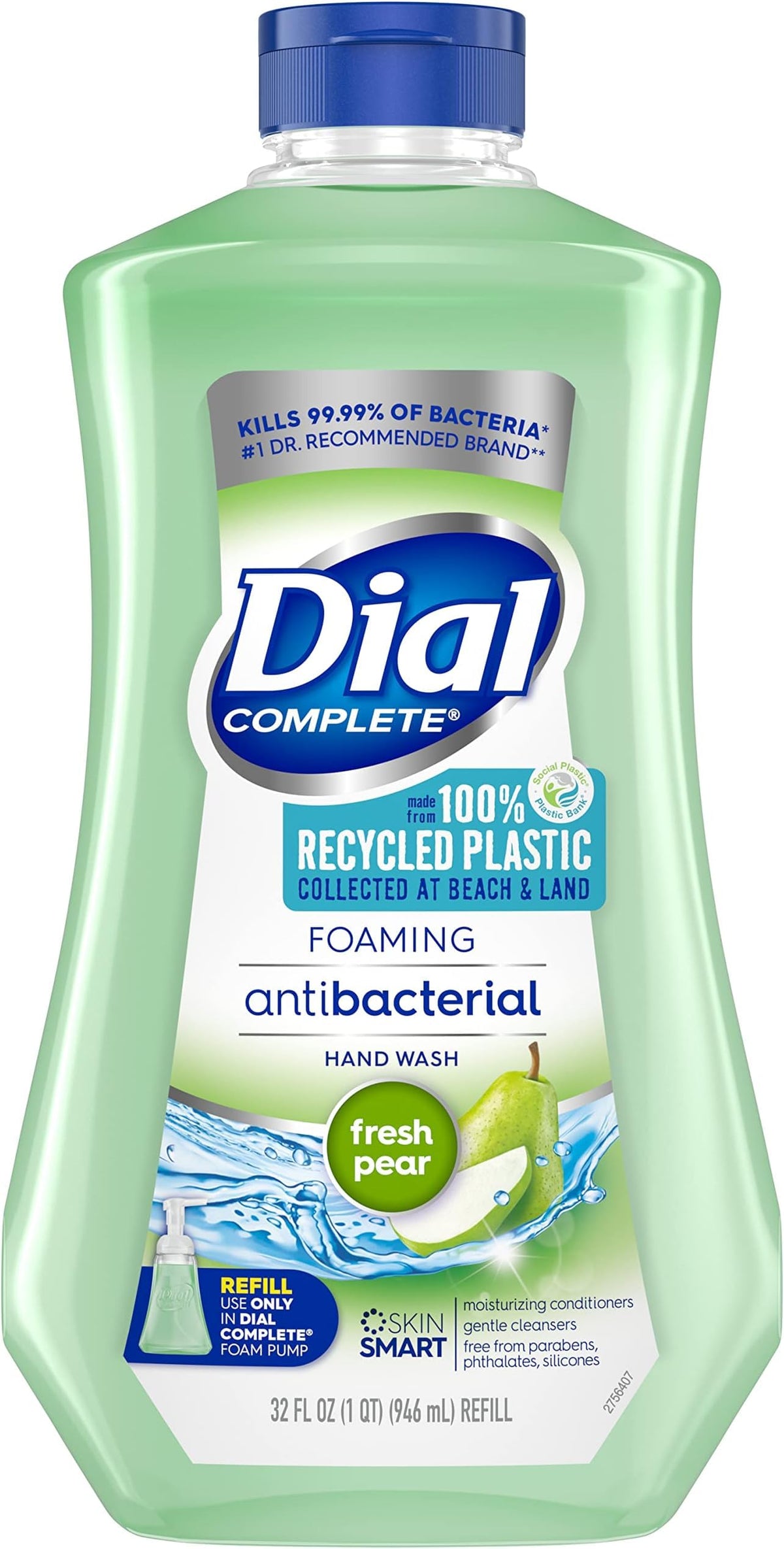 Dial 32 Fl Oz (Pack of 5) / Fresh Pear / No Color Hand Wash