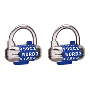 Master Lock Blue / 2 Pack / 2 Pack; Blue Combination Padlocks