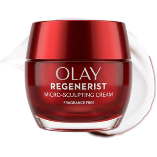 Face Moisturizer by Olay – 1.7 Ounce (Pack of 1), Fragrance-Free Face Moisturizer, Micro-Sculpting Cream, Model 075609212802