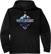 North Cascades National Park Washington PNW Vintage Souvenir Performance Hoodie