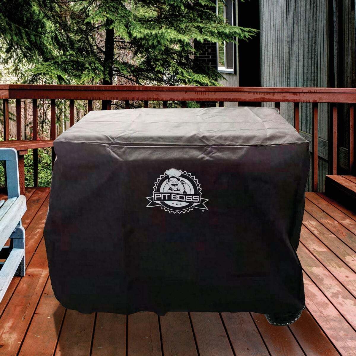 4B Ultimate Griddle Cover by PIT BOSS – 11.42 L x 3.15 W x 12.59 H, Polyester, Black, Model 32123