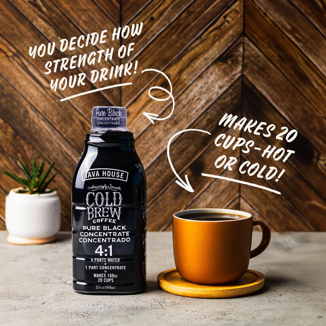 Java House Colombian / 32 Fl Oz (Pack of 1) / Black Iced Coffee & Cold-Brew