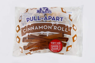 Bakery Pull Apart Cinnamon Roll - 36 Pack by NE-MO'S – Medium, Pack of 6