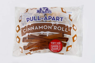 Bakery Pull Apart Cinnamon Roll - 36 Pack by NE-MO'S – Medium, Pack of 6