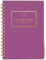 AT-A-GLANCE 2027 Planner, Simplified by Emily Ley, Weekly & Monthly, 5.5" x 8.5", Nostalgia Pink (EL60-200-27)