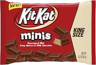 Kit Kat Chocolate Candy Minis, King Size (Pack of 12)