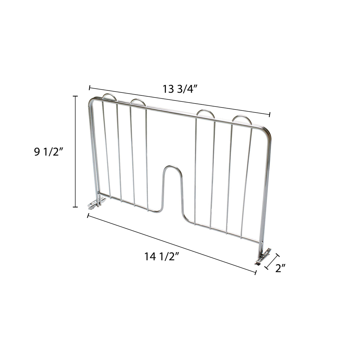 Thunder Group Chrome / 14" / 1 Shelf Dividers
