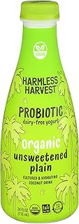 Harmless Harvest Dairy-Free Drinkable Yogurt - Unsweetened, 24 Fl Oz, 1.5 pound (pack of 1)