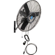 Continental DYNAMICSANDREG; 30IN WALL Mounted MISTING Fan – 30IN, Aluminum, Black, Model 293074