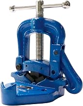 Global Industrial Bench Yoke Vise, 1/8", 2-1/2" Pipe Capacity