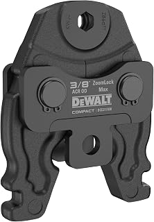 DEWALT 3/8 in. Compact ZoomLock MAX MaxiPro ACR Press Jaw Rust-Resistant, Durable (DCE217038)
