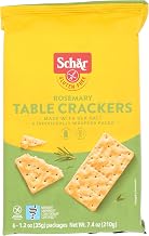 Schar Rosemary Table Crackers, Gluten Free & Non-GMO, 7.4 Ounce (Pack of 5)