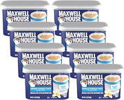 MAXWELL HOUSE International Sugar-Free French Vanilla Instant Coffee Beverage Mix, 4.3 oz. (Pack of 8)