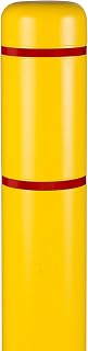 BollardGard 7inches x 60inches Bollard Cover Yellow - Innoplast (Yellow red Tape)