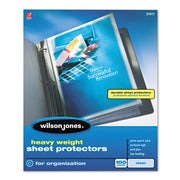21413 Heavyweight Top-Loading Sheet Protectors by Wilson Jones – Polypropylene (PP), Model WLJ21413