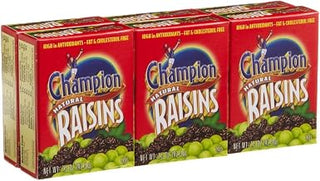 Champion Natural Raisins - 8 pk.