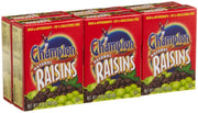 Champion Natural Raisins - 8 pk. by National Raisin Company – 1.5 Ounces, Pack of 24