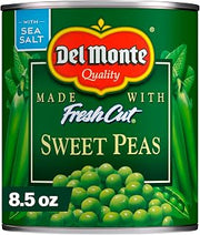 Del Monte FRESH CUT Sweet Peas, Canned Vegetables, 8.5 oz Can