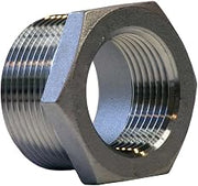 1" x 1/2" Bushing, 304 Stainless Steel, MNPT X FNPT, Class 150, 300 PSI