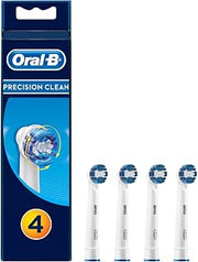 Oral-B EB20 Pack 4 Refills for Brush, Plastic, Blue and White