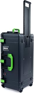 Pelican Black & Lime Green 1626 case, with Wheels. Comes with Foam.