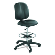 Safco Black / Mid-Back / Fabric Drafting Chairs
