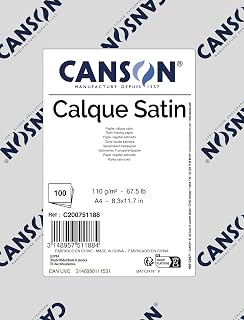 Canson Vegetable Sheet A4 (100) Satin 115g