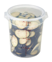 (RFSC2PP190) Cover for 2 & 4 qt Round Plastic Containers by Cambro – 2 and 4-Quart, 4.0 quarts, Plastic, Translucent, Model 3-0132-0202