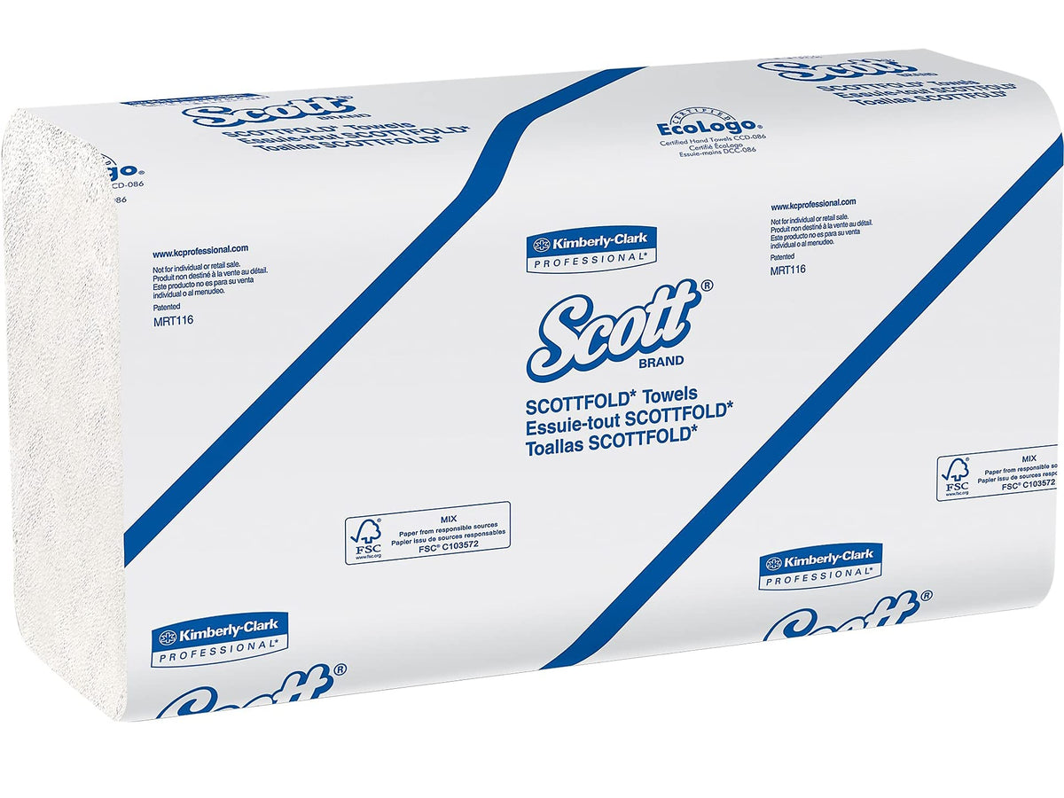 Scott 45957 Essential Multifold Paper Towels, 175 Sheets/Pack, 25 Packs/Carton