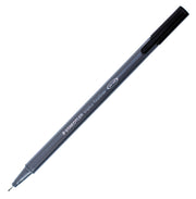 Triplus Fineliner Black 0.3mm - Pack of Six by STAEDTLER – 1 Count (Pack of 6), Metal, Black, Model 334-9