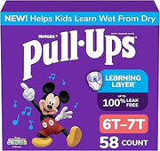 Pull-Ups Boys' Potty Training Pants, Size 6T-7T, 58 Count