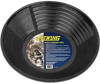 Estwing 10" Plastic Gold Pan, Durable Construction, BP10