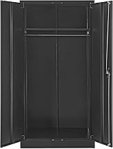Global Industrial Wardrobe Storage Cabinet with Garment Rod, Steel