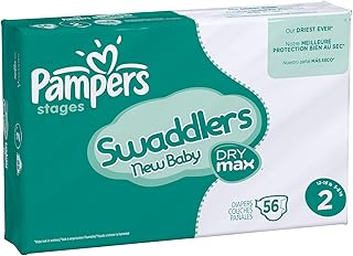 Pampers Swaddlers New Baby Size 2 Diapers eBulk Pack 224 Count