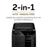 Fellowes Black / 1 / 600-Sheet Shredders