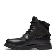Men's Britton Road MID LACE UP BOOT by Timberland – 8.5, Leather, Black Full Grain