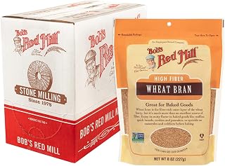 Bob's Red Mill Wheat Bran, 8oz (Pack of 4) - Non GMO, Vegan, Kosher